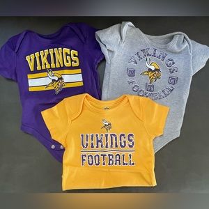 Vikings Onesies size 6-9 months